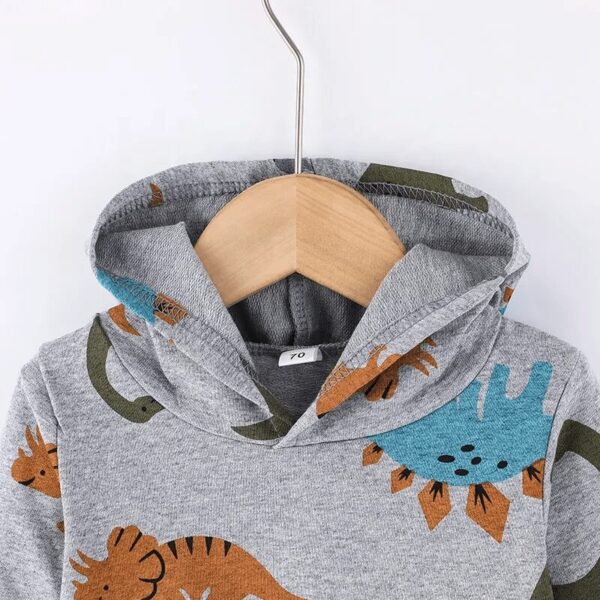 Conjunto de Dinosaurios Gris - Imagen 3