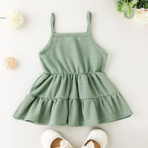 Vestido Verde de Algodón Olive